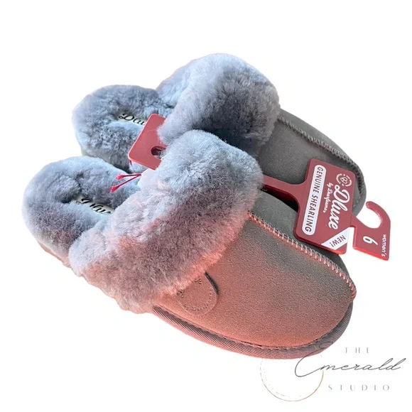 Dearfoam sherpa online slippers